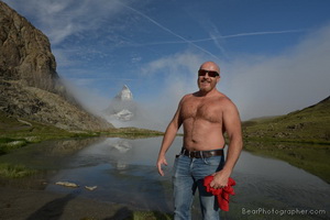 Servizio fotografico di Zermatt, Cervino, Gornergrat, Aletsch glacer muscle bear