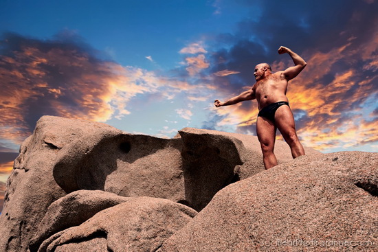 HeroMEN project - epic strong nature hero men photography