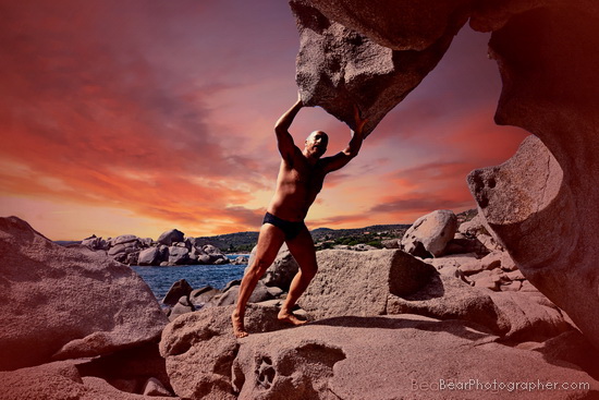 HeroMEN project - strong nature hero men photography