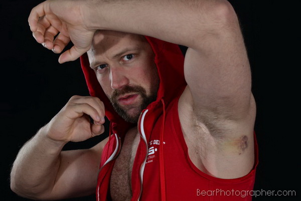 HoodyMEN project - strong male art photography, Bearphotographer