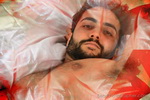 Fotografia artística - fotos de urso musculoso - fotografia erótica de estúdio masculino